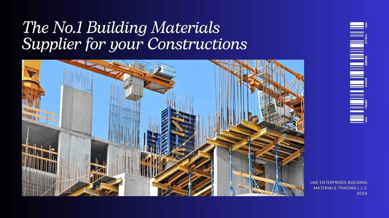 No.1 Building Materials Supplier in UAE